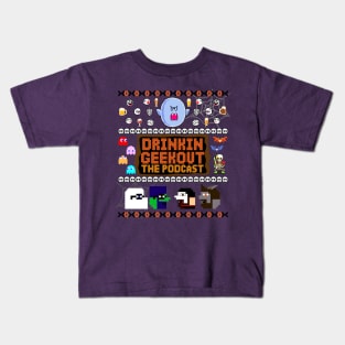 Spooky DrinkIN GeekOUT Kids T-Shirt